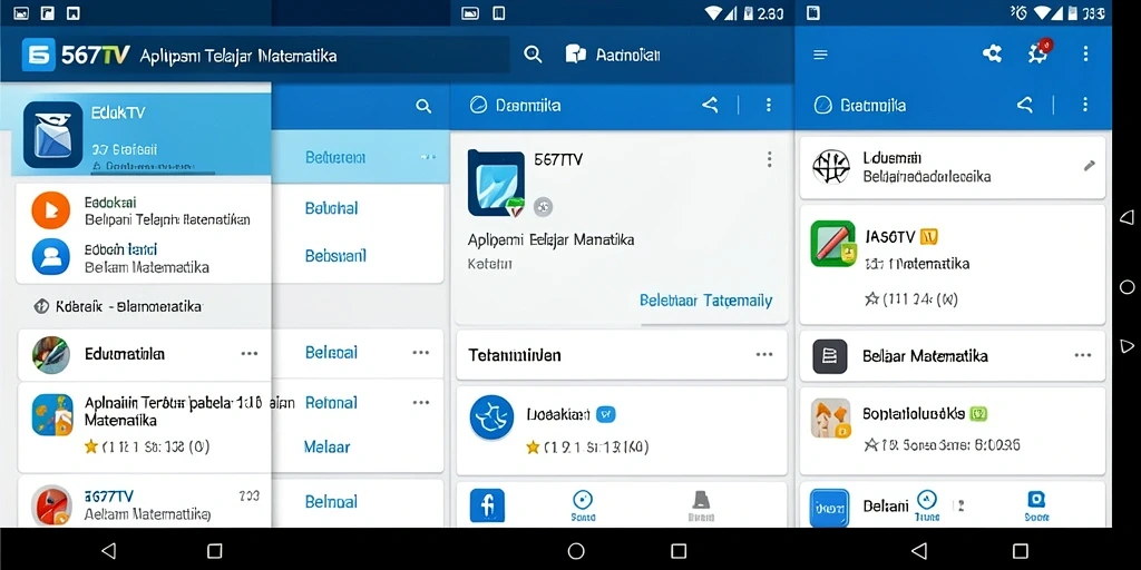 Tampilan antarmuka aplikasi 567TV yang menarik dan interaktif.