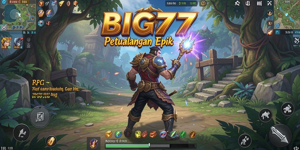 Tampilan antarmuka RPG yang menakjubkan dari BIG77.