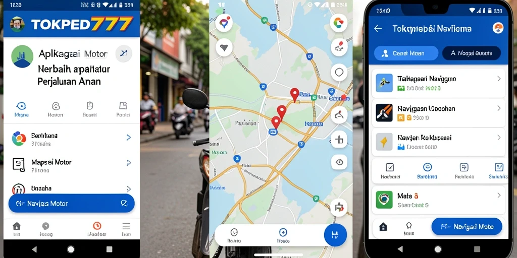 Antarmuka intuitif TOKPED777 untuk navigasi motor yang mudah.